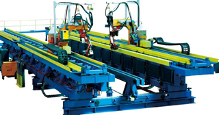 JBH Corrugated Web H-beam/ SIN Beam Automatic Welding Line